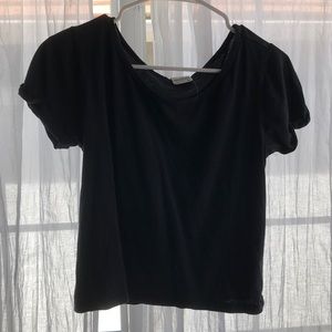 tillys navy crop top